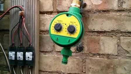 Temporizador de riego Digital de agua de jardín eléctrico automático de riego