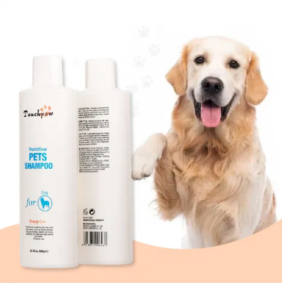 Touchpaw Professional Pet Care Piel sensible Champú para mascotas Fórmula sin lágrimas Cuidado de perros